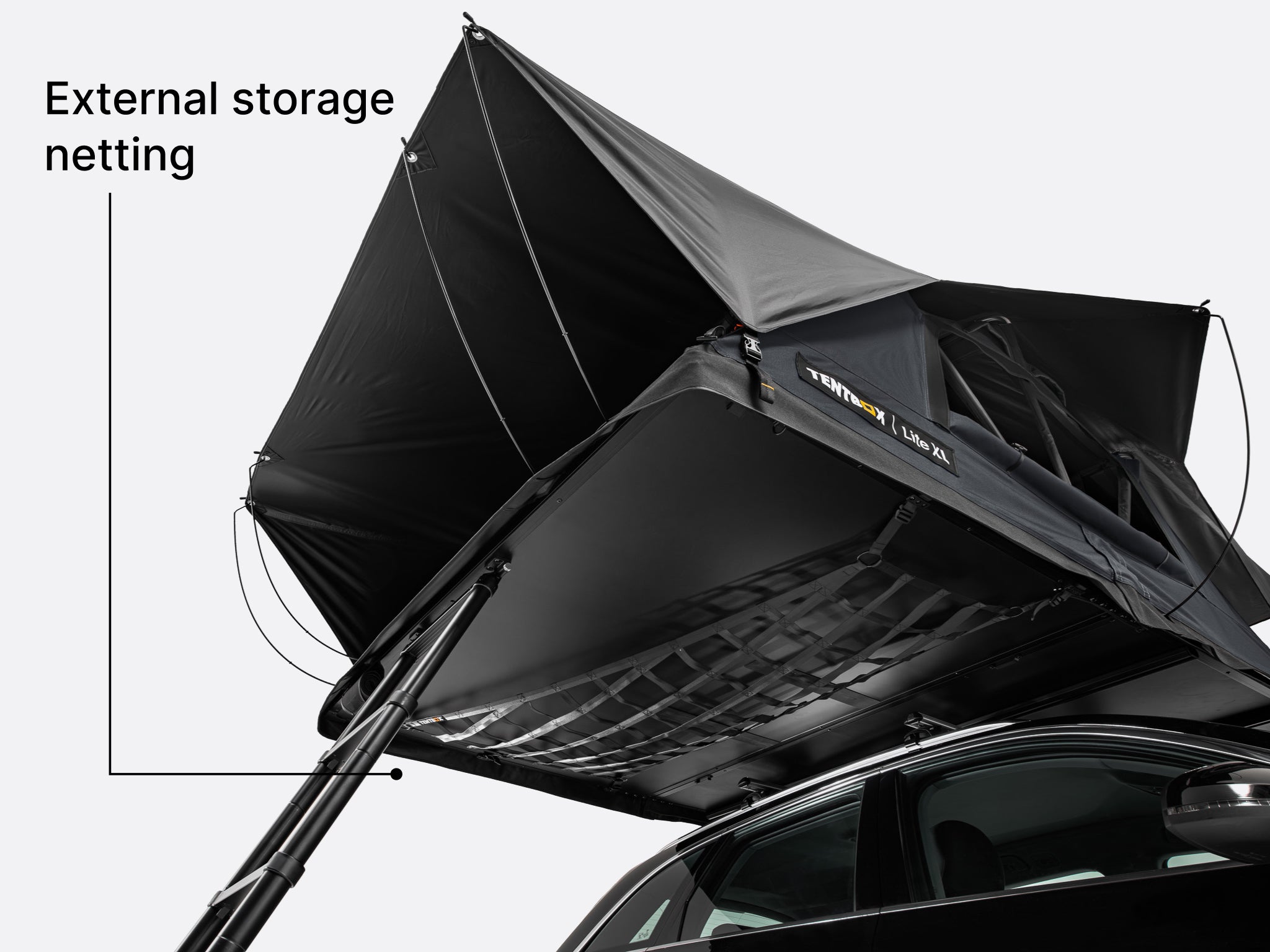 TentBox Lite XL - Large Family Roof Tent for 4 people 