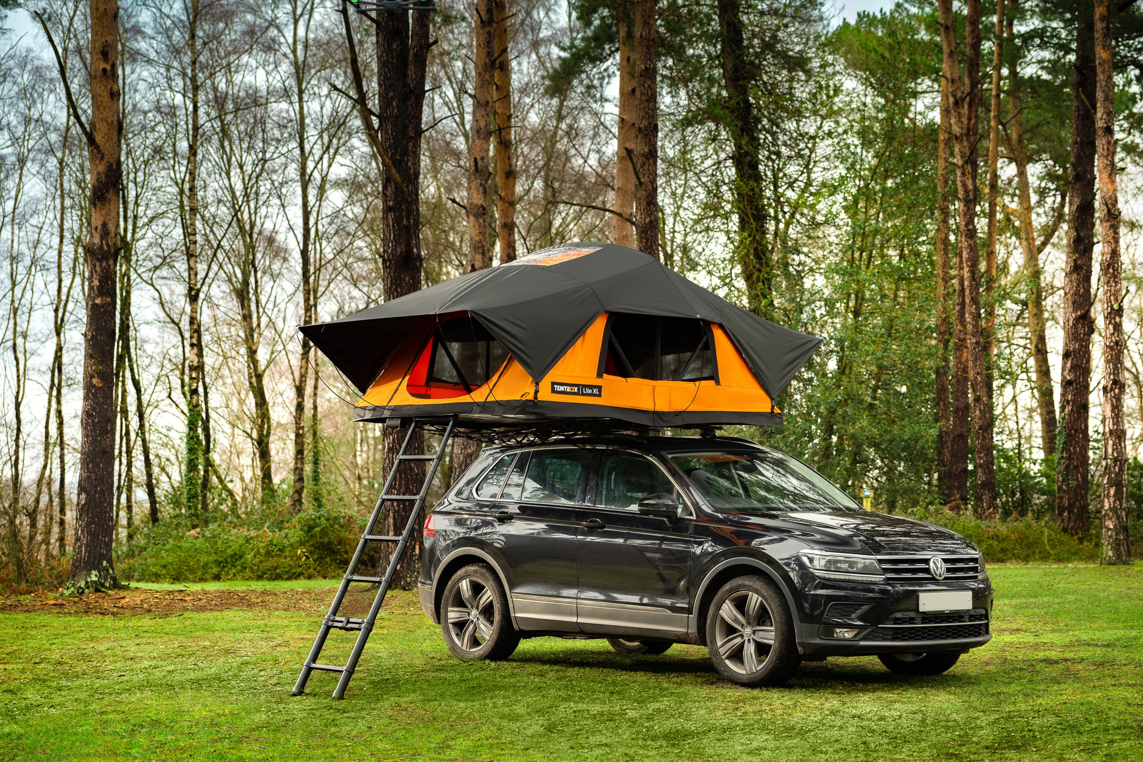 TentBox Lite XL - Large Family Roof Tent for 4 people 