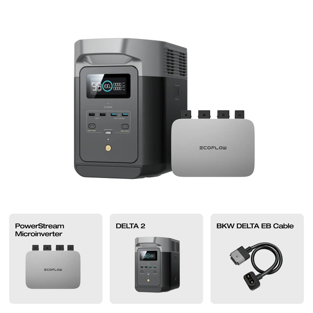 EcoFlow DELTA 2 Bærbar Power Station (1024Wh)