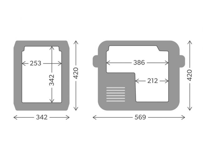 Dometic CFX3 25 - Kompakt bärbar kyl/frys 