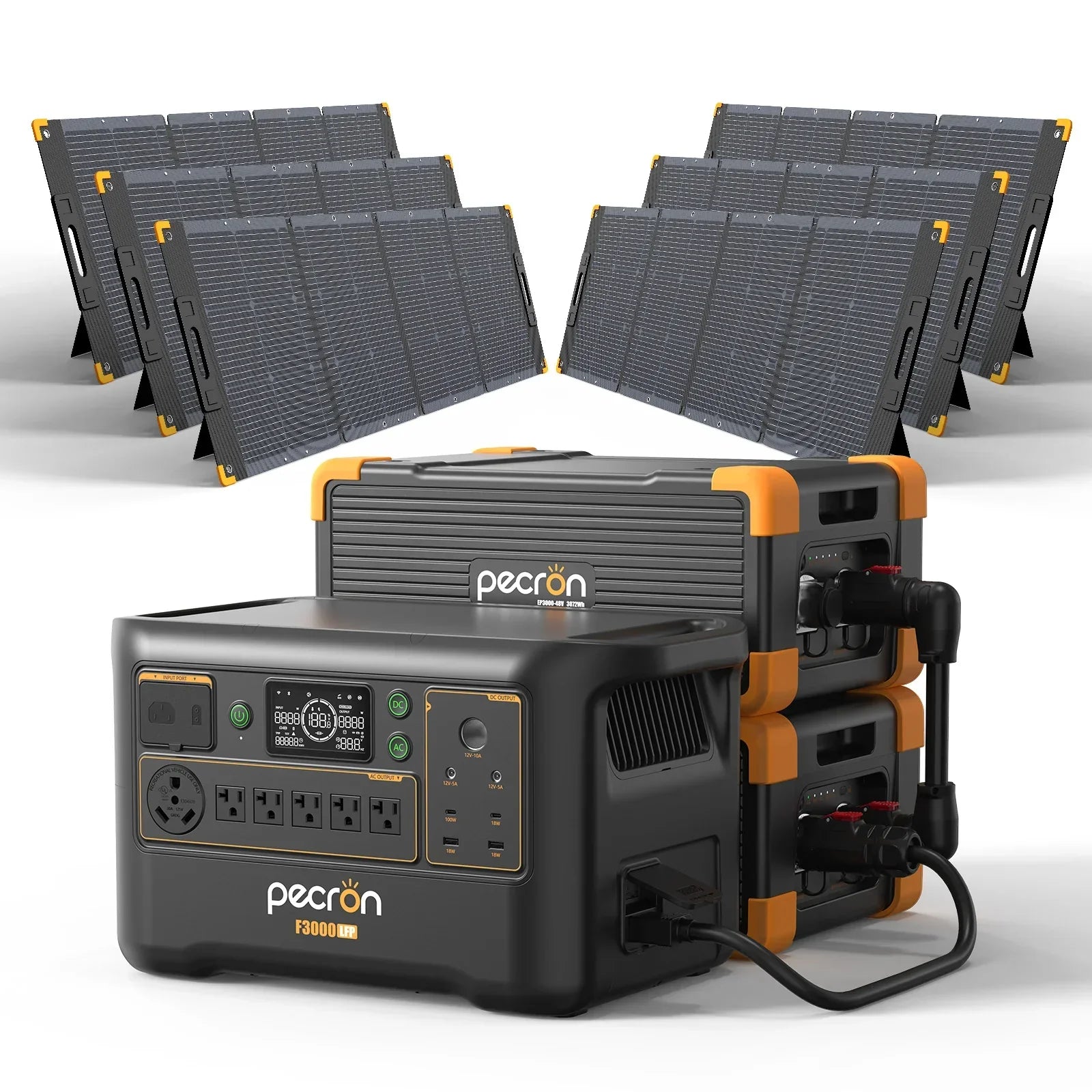 PECRON F3000LFP Portable Power Station 3072Wh