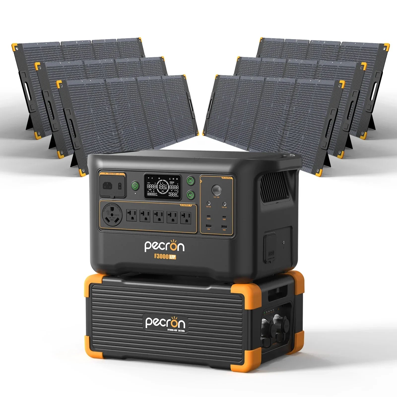 PECRON F3000LFP Portable Power Station 3072Wh