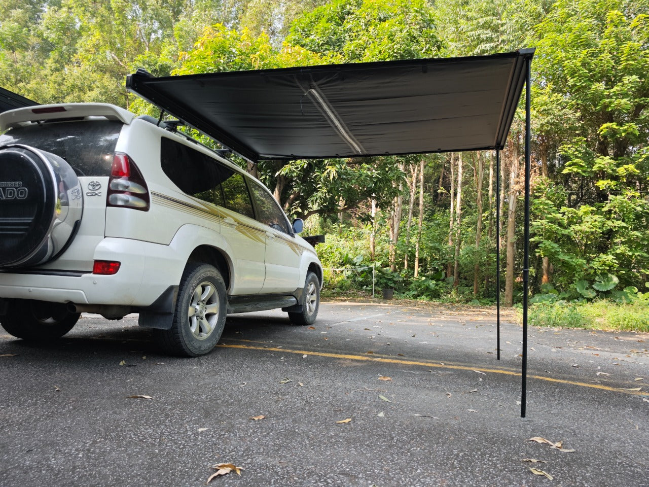 CampBoxi Uni-markise 200x250cm - Universel markise til alle slags biler